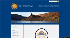 Desktop Screenshot of cityofculver.net